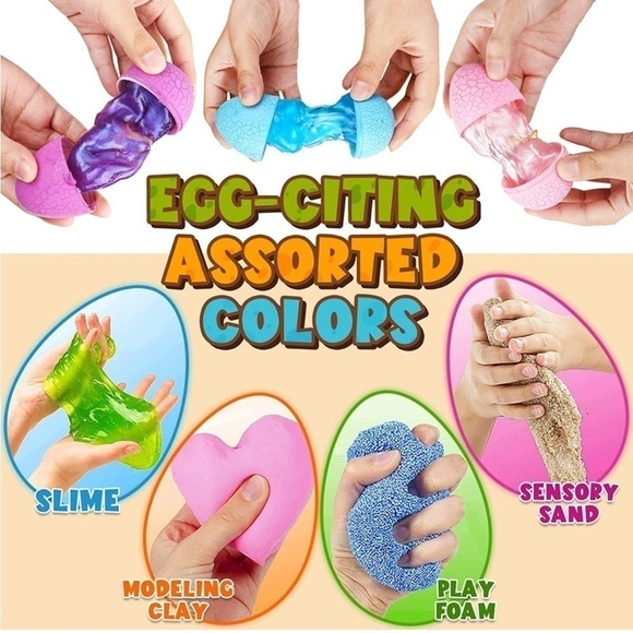 Brand New Dinosaur Surprise Toy Inside Eggs Science Stem Activities Easter Gift - Picture 3 of 14